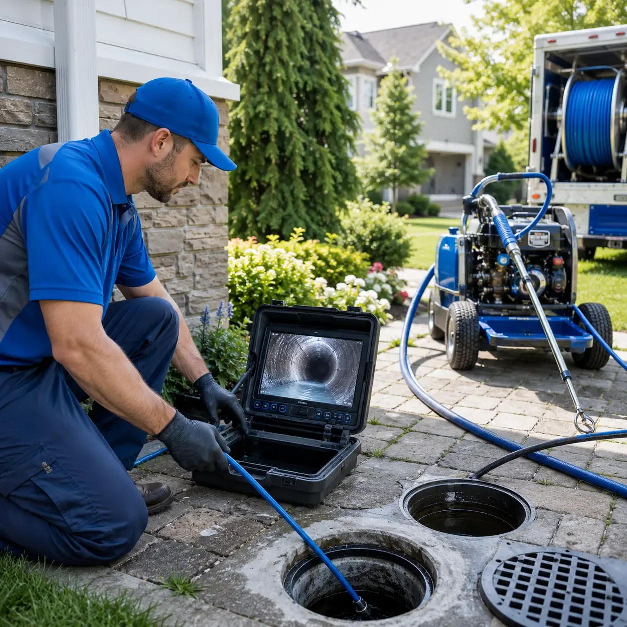 Outdoor drain cleaning professionals serving Decatur, MI